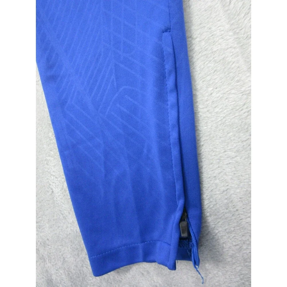 Nike FC Barcelona Tracksuit Boys Youth Sz. Small 1/4 Zip Top & Pants White Blue